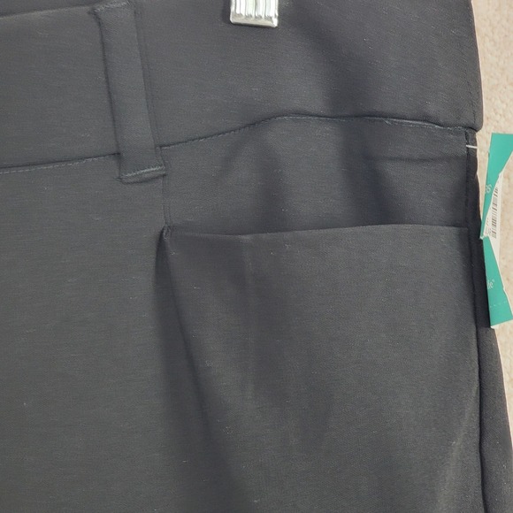 Maurices NEW Women's L Classic Black Mid Rise Bengaline Dress Trousers Pants - Picture 9 of 11